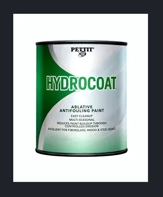 Pettit Marine Paint 1840 Hydrocoat Black Quart • $92.19