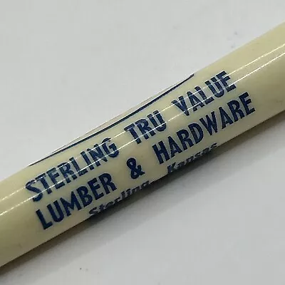 VTG Ballpoint Pen Sterling Tru Value Lumber Hardware Kansas Benjamin Moore Paint • $20