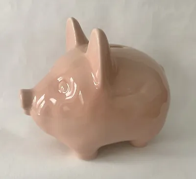 Wade - Pink Pig Ceramic Money Box • £4.95