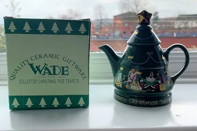 Vintage Wade Collectable China Christmas Tree English Life Teapot • £25