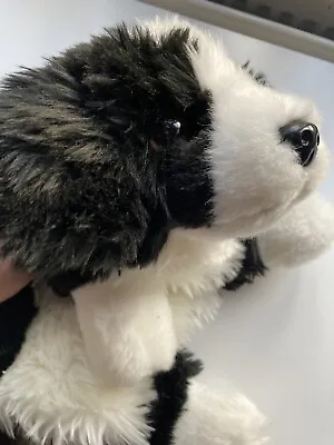 The Puppet Company Black And White Border Collie 12” Glove/hand Puppet  • £7