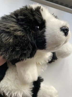 The Puppet Company Black And White Border Collie 12” Glove/hand Puppet  • £7