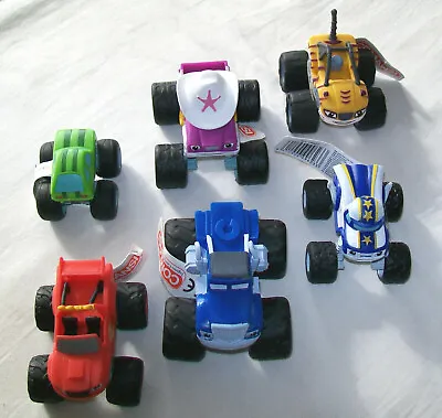 BLAZE & MONSTER MACHINES Small Plastic Cake Topper Toy WHEELS DO NOT TURN/ROTATE • $6.30