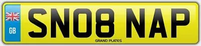  Naps Snob Number Plate Sn08 Nap Cherished Car Reg Nappa Napier Napoleon Nappy • £499