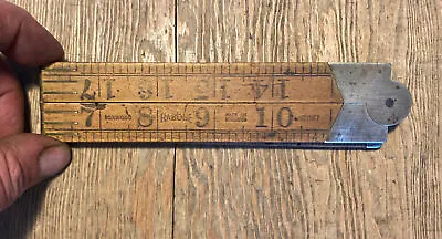 $6.25 • Buy VINTAGE RABONE & SONS No 1167 BOXWOOD FOLDING RULER CARPENTERS JOINERS OLD TOOLS