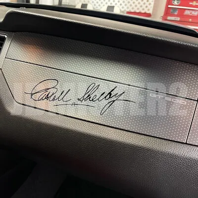 Carroll Shelby Signature Sticker Vinyl Decal Mustang GT350 GT500 Cobra - 9  • $10.99
