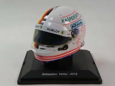 Spark Helmet Sebastian Vettel Ferrari F1 USA Gp 2018 1/5 • $44.76