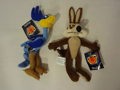 1999 Warner Bros. Studio Store Looney Tunes Mini Bean Bag Roadrunner & Coyote • $19.95