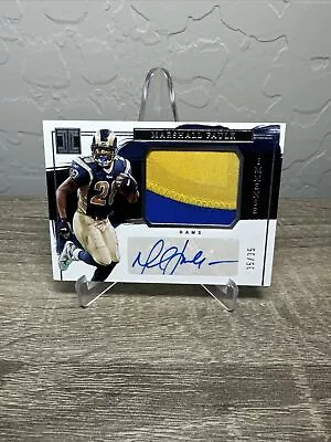 2023 Panini Impeccable Marshall Faulk Immense Patch Auto /35 #IPA-MF Rams HOF • $64.99