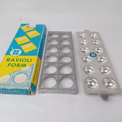 Vintage Berarducci Large 12 Hole Ravioli Maker Form 500 RF Metal Mold • $15.96