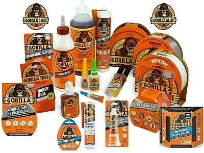 £5.49 • Buy Gorilla Gorila Glue Full Range: Standard, Super Glue, Epoxy, Wood, Grab Adhesive