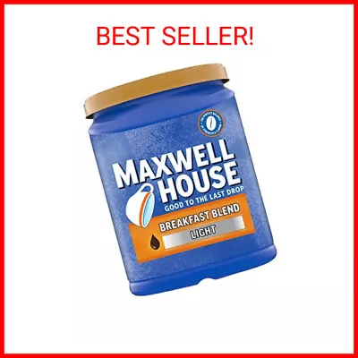 MAXWELL HOUSE Breakfast Blend Ground Coffee (38.8 Oz Canister) • $12.44