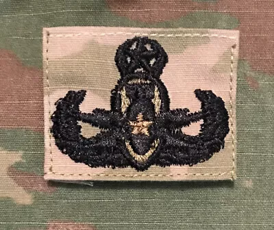 US Army Master EOD Badge OCP Sew-On Explosive Ordnance Disposal  • $7