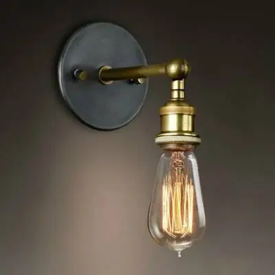 Modern Industrial Vintage Retro Rustic Sconce Wall Light Lamp Fitting Fixture • £8.89