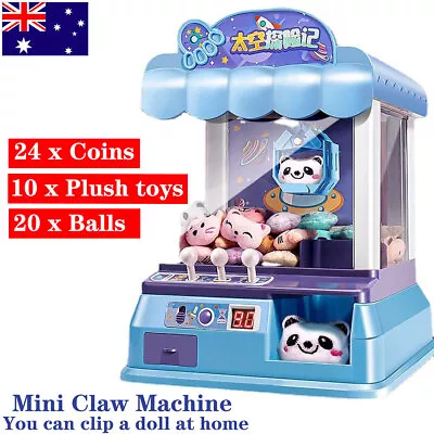 Mini Claw Machine Arcade Toy Grabber Candy Sweets Carnival Fair Gaming Party • $69.99