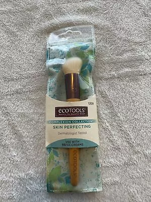 ECOTOOLS Skin Perfecting Makeup Brush Use With BB/CC Creams W/ Reusable Ecopouch • $3