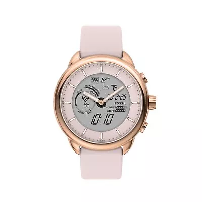 $415.64 • Buy Hybrid Smartwatch FOSSIL FTW7083 Silicone Pink Gold Rose GEN 6  WELLNESS EDITION