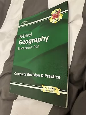 A-Level Geography: AQA Year 1 & 2 Complete Revision & Practice By CGP Books... • £45