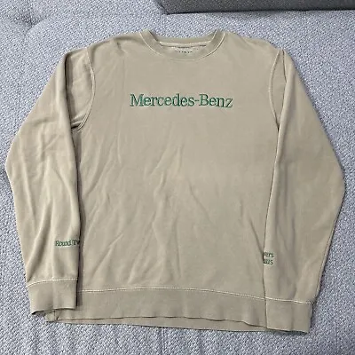 2020 Chicago Mercedes Benz X Round Two Tan Green Crewneck Embroidery Mens Small  • $48