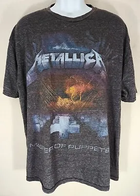 Metallica Master Of Puppets Concert Tshirt Mens Size 2XL Dark Gray • $19.91