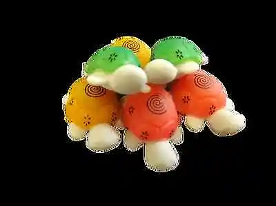 1x PACK OF 6 NOVELTY 3D NOVELTY PUZZLE TORTOISE TURTLE RUBBERS ERASERS UK SELLER • £3.95