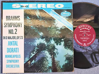 BRAHMS Sym No. 2 DORATI 1959 Mercury Living Presence Stereo LP SR90171 • $9.99