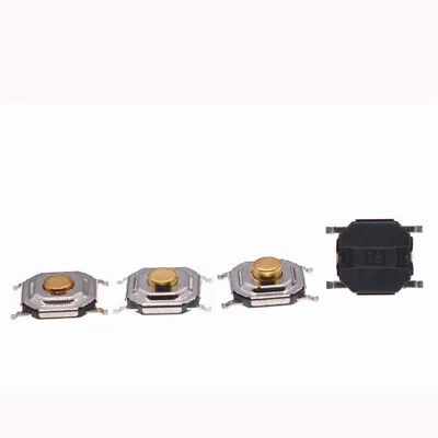 Tactile Tact Push Button Switch 4 Pin SMD SPST Micro Waterproof 4x4x1.5 - 5mm  • $1.60