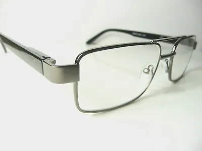 £9.95 • Buy  Mens Reading Glasses Gun Metal Designer Readers +1.25+1.50+2.0+2.50+3.0+3.50
