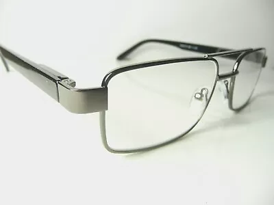 £9.95 • Buy  Mens Reading Glasses Gun Metal Designer Readers +1.25+1.50+2.0+2.50+3.0+3.50