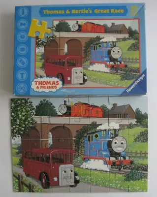 Thomas & Friends 35 Piece Puzzle  Thomas & Bertie's Great Race  Ravensburger • $12.99