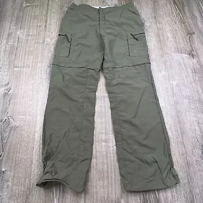 $25.46 • Buy Mountain Hardwear Convertible Nylon Hiking Pants Olive Green Womens Size 8