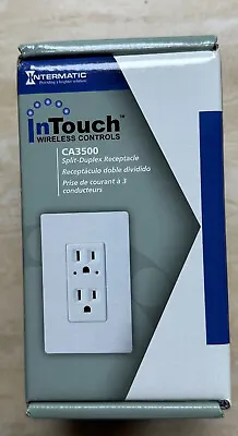 Intermatic Intouch CA3500 Smart Home Z Wave Split Duplex Receptacle • $20