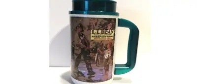 LL Bean Travel Mug With Lid Advertising Freeport Maine Clothing Outdoor Beverage • $15.29