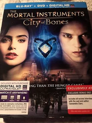The Mortal Instruments: City Of Bones (Blu-ray 2013) With Art Cover • $2.99