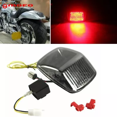 $53.45 • Buy Smoke LED Tail Light W/Turn Signals For Harley V-ROD 2002-2011 Deuce All Years 