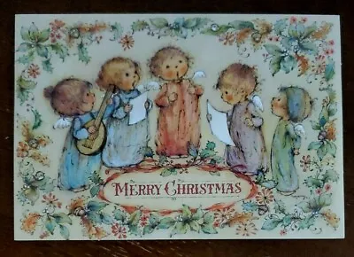 Vintage Mary Hamilton Christmas Card Angels Singing Unused • $10.96