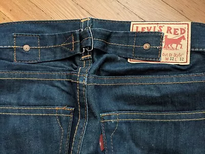 RaRe VinTagE LEVI'S RED COLLECTION 01M S02 BUCKLE BACK JEANS 32×32 CooLesT DeNiM • $249.99