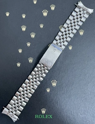 $649.99 • Buy Rolex Datejust 1978 20mm Men's Jubilee Bracelet Steel Band 6251H Ref 1601