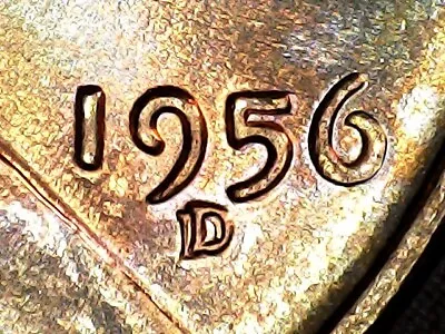 1956 D Lincoln Cent DDO GEM BU VERY NICE ERROR COIN D Over D LOOK!!!!!! • $75