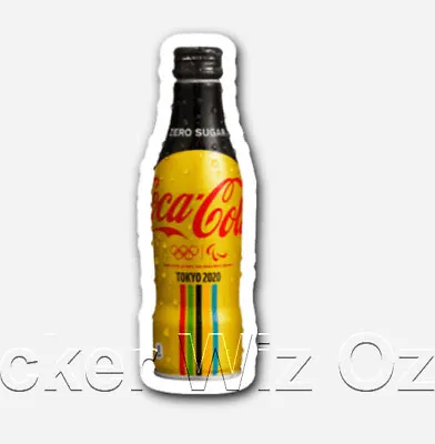 Coca Cola Zero Sugar Gold 2020 Tokyo Olympic Bottle Magnet(Size 38 Mm X 125 Mm)  • $14.99