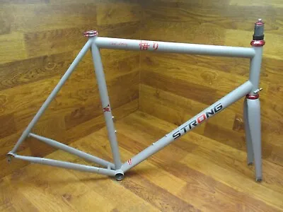 Rare Carl Strong Platinum Xo Steel Road Bike Frame Set Enve Carbon Fork 56 • $1799.99