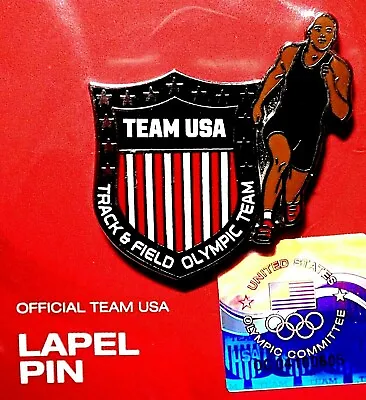 Team Usa Track & Field 2024 Paris Olympic Games Collector Pin Badge 2028 • $4.95