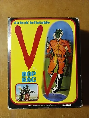 'V' BOP BAG! Vintage ENEMY VISITOR!  1984!  Inflatable! Super Cool! • $200