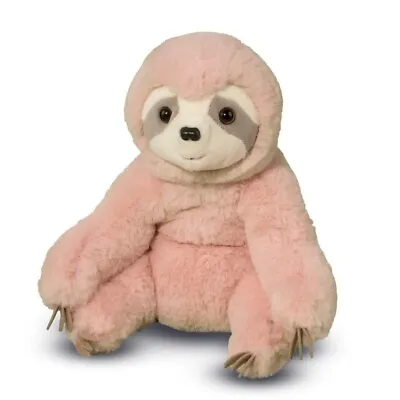 POKIE The Plush Soft PINK SLOTH Stuffed Animal - By Douglas Cuddle Toys - #15048 • $21.95