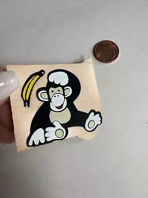 Vintage 1980's Happy Monkey With Banana Scrapbooking Sticker Strip • $4.95