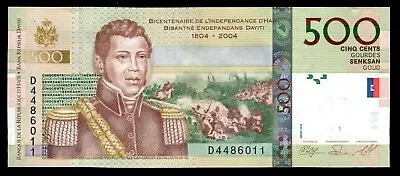 Haiti 500 Gourdes 2010 Pick 277d Mint Unc • £29.99