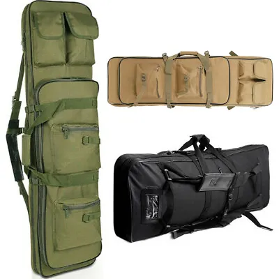 £23.99 • Buy 38 /46  Heavy Duty Rifle Gun Bag Pouch Protection Case Tactical Airsoft Hunting