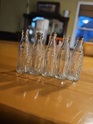 Vintage Miniature Mini 2.5  Coca-Cola Glass Bottle Lot Of 5 • $9.99