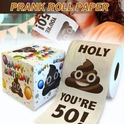 $11.70 • Buy Decoration Roll Printed Funny Paper Towel Toilet Paper Funny Birthday Rolls