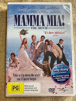 DVD Movie Film R4 Romantic Comedy - MAMMA MIA The Movie Abba Music Wedding • $8